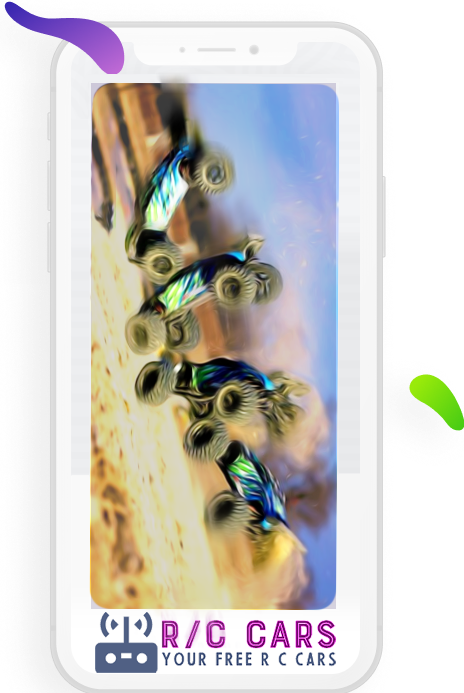 R/C car physics simulation screenshot