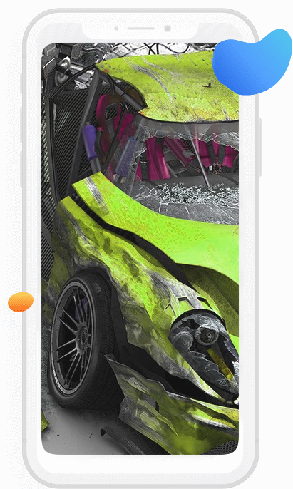 R/C car repair simulation interface